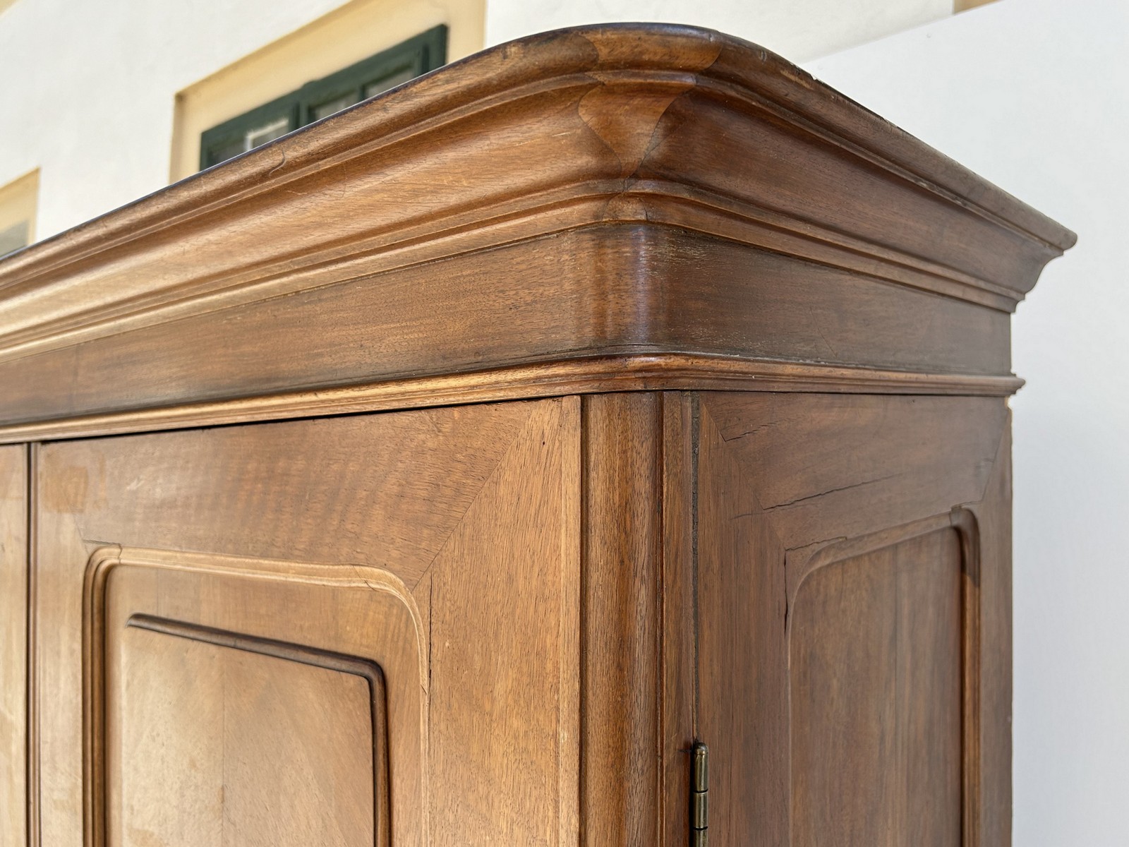 Historismus Spiegelschrank Garderobenschrank antik ca. 1880