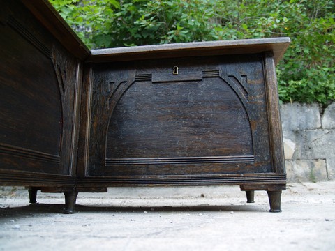 Jugendstil Truhenbank