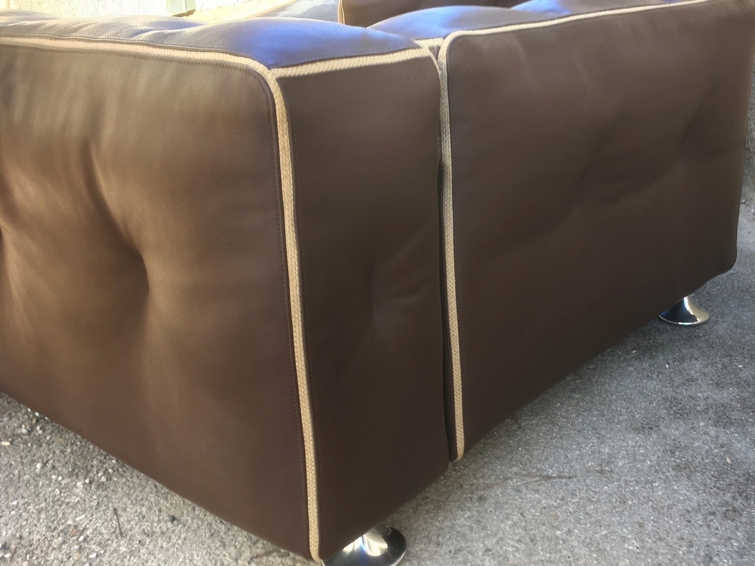 Bretz Sofa braun Lounge Möbel Riesensofa neuwertig Don Corleone