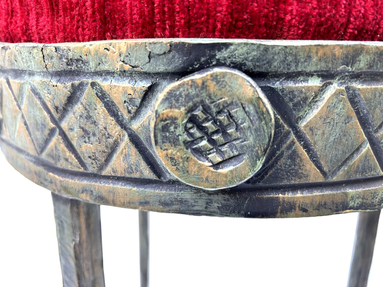 Schwere Barhocker Schmiedeeisen elegantes Design
