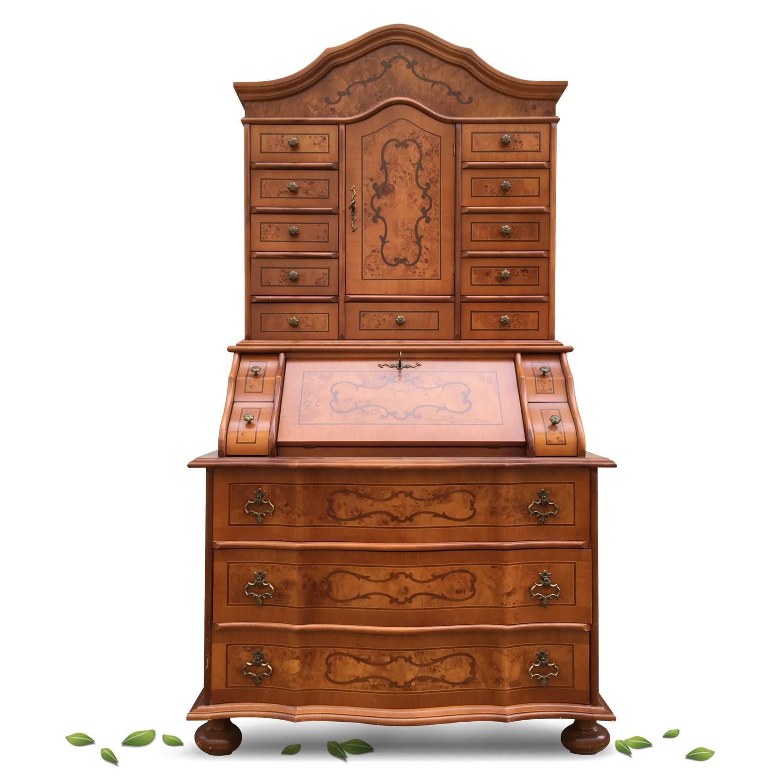 Sekretär Schreibkommode Schreibschrank Tabernakel Barockstil Schrank Tabernakelschrank Barockstil