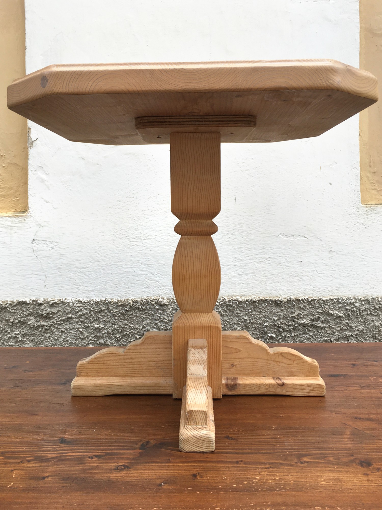 Beistelltisch Tisch klein Weichholz massiv Nachttisch Landhausstil