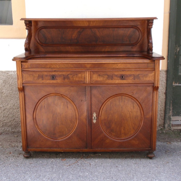 Kommode antik runde Einlagen