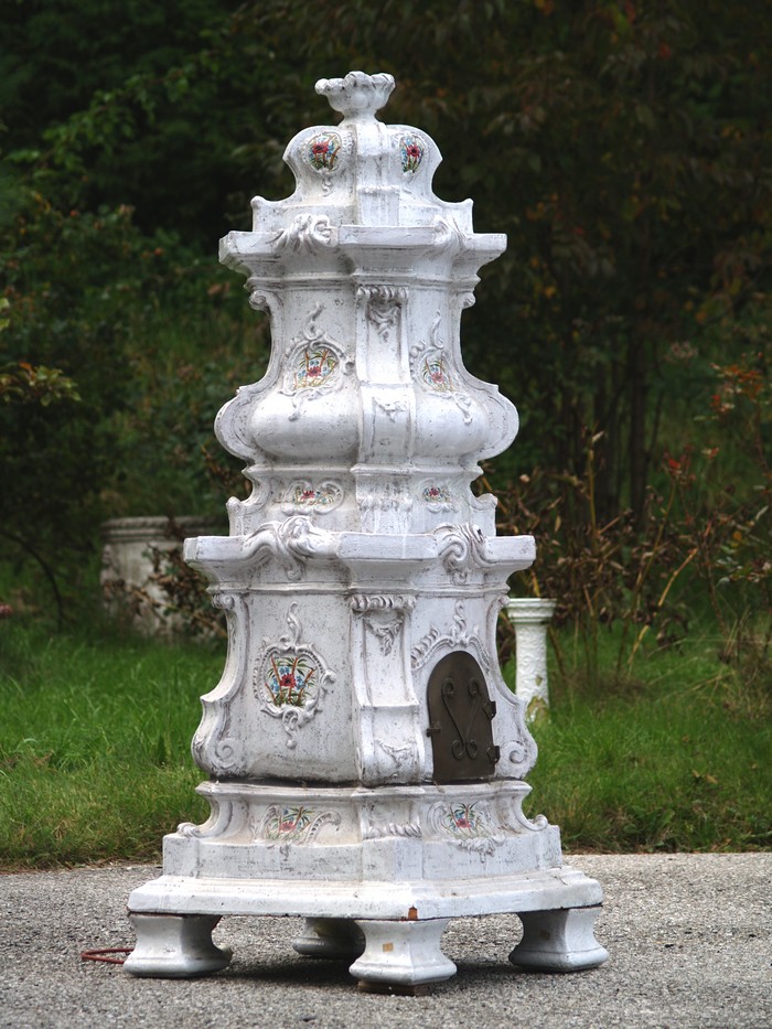 Keramik Ofen Majolika Antikstil