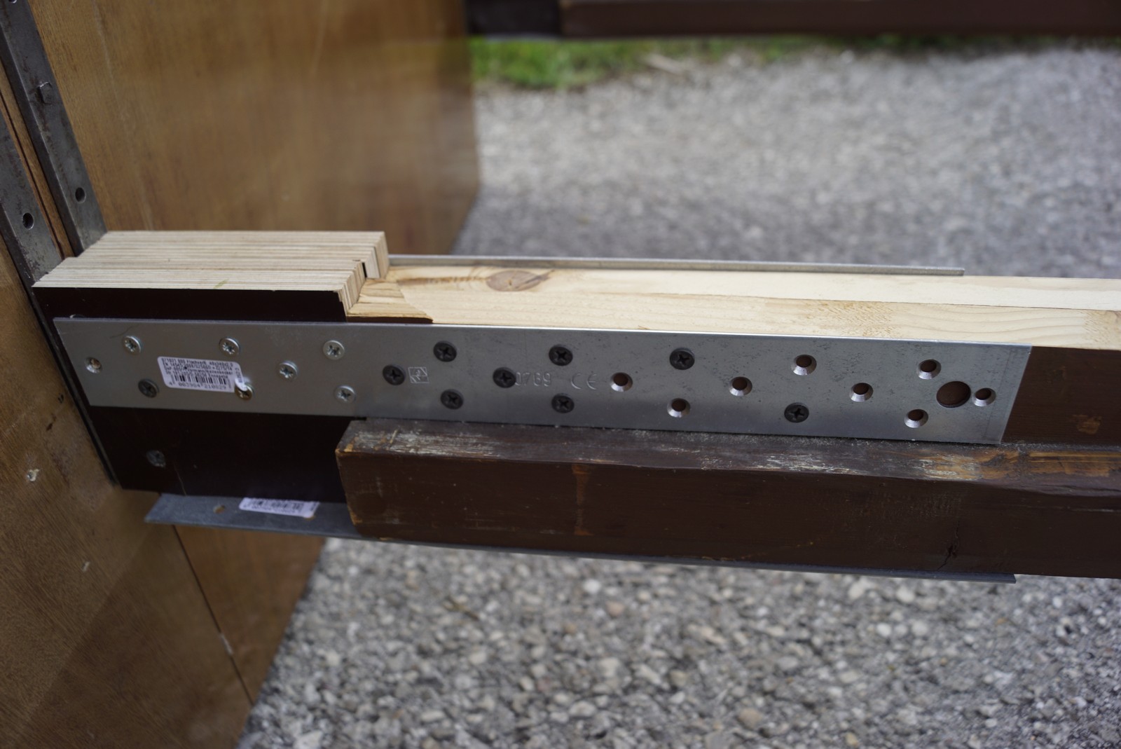 Bettrahmen Barockstil antik Doppelbett vintage