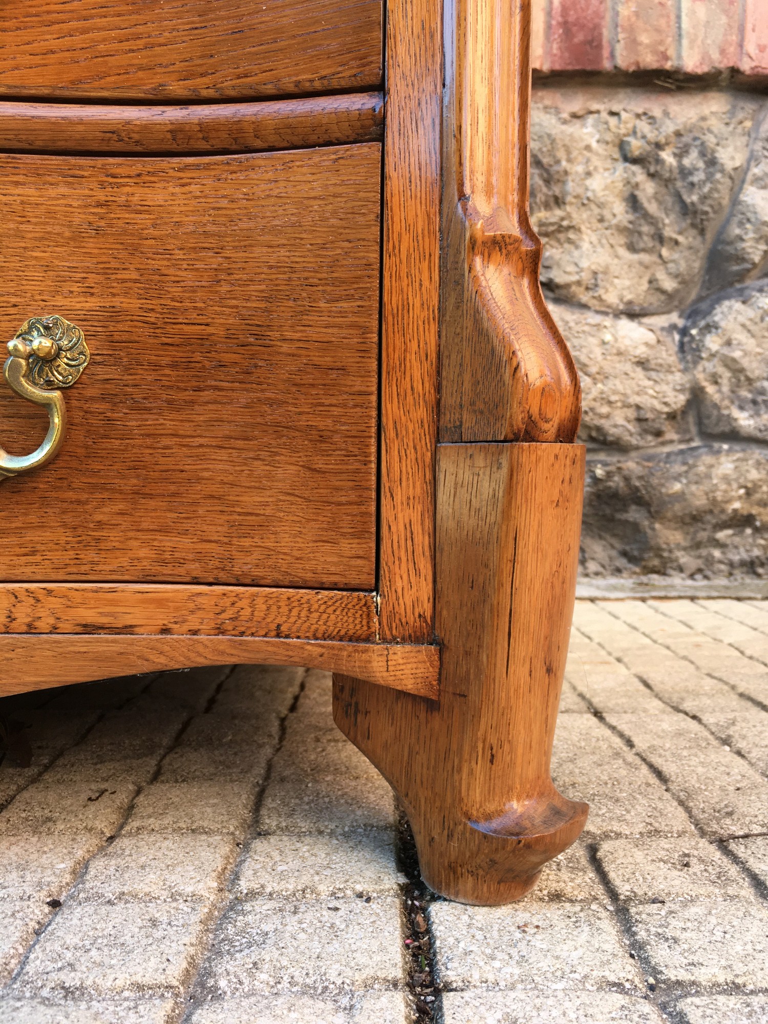 Kommode Ladenkommode antik restauriert Eiche Spätbiedermeier um 1860