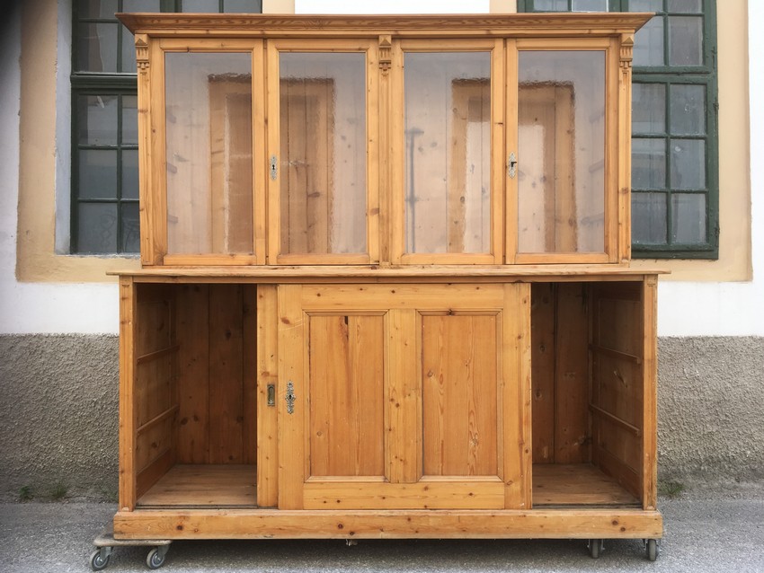Vollholz Anrichte Schiebetüren Schrank Landhaus