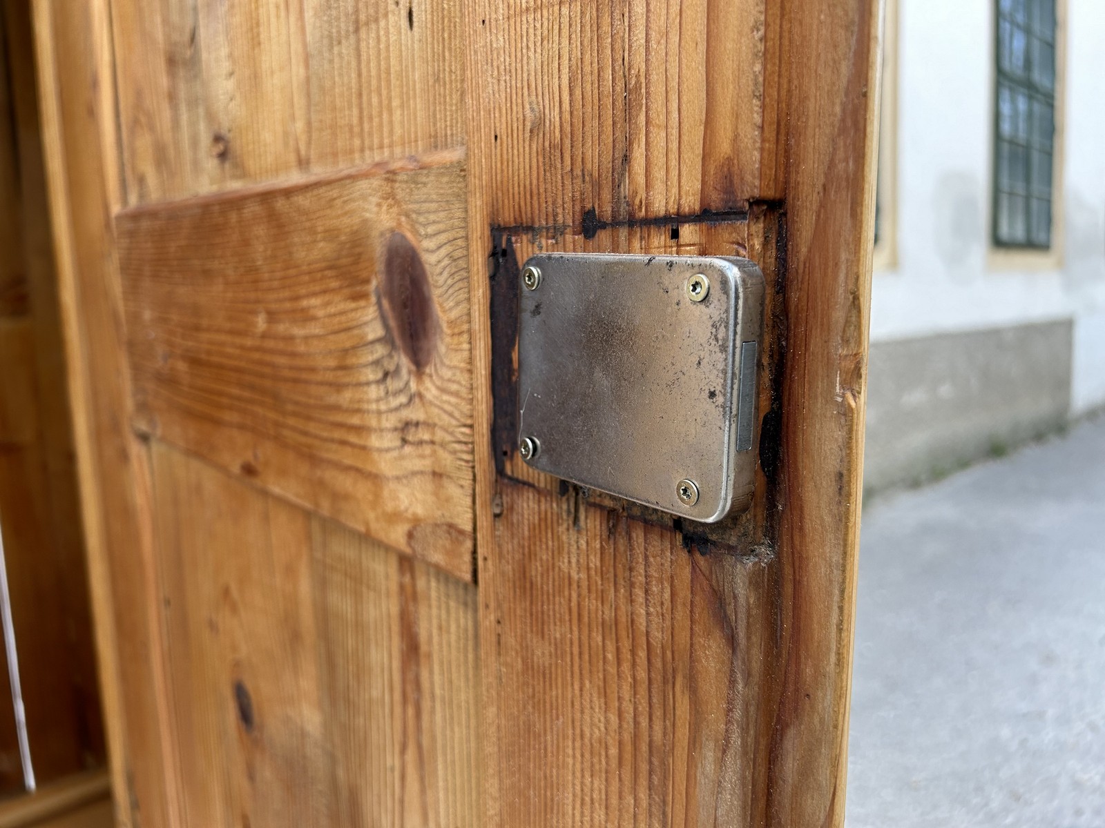 Antiker Bauernschrank Weichholz Kleiderschrank 1-türig