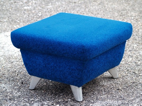 Bretz Hocker blau