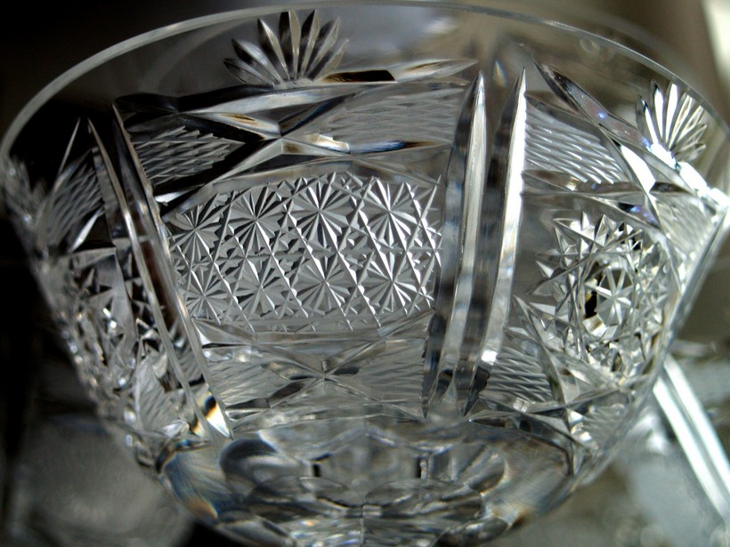 Bleikristall Sektschalen