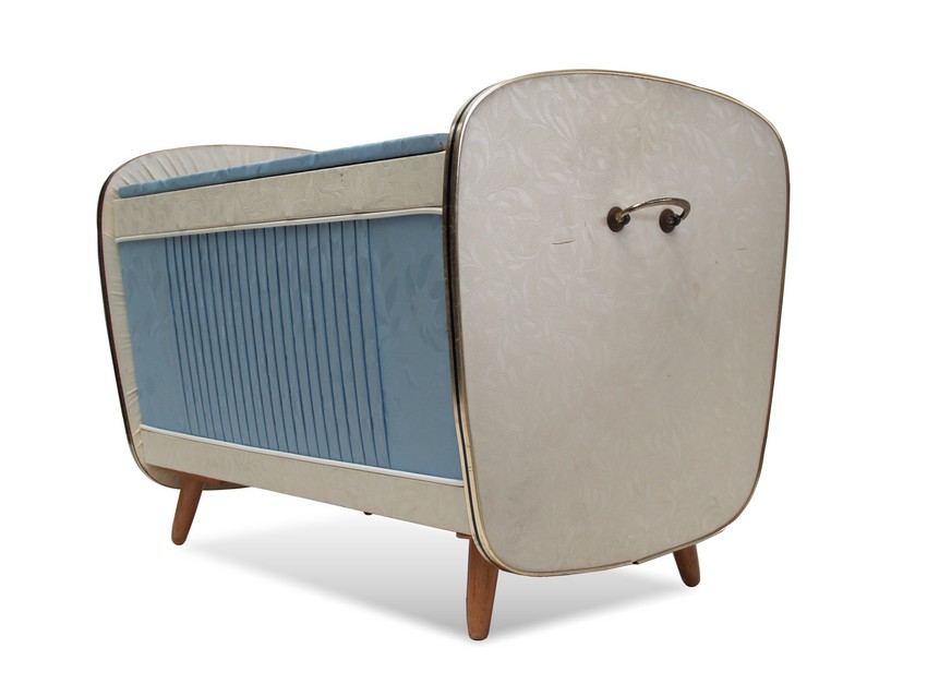 Vintage Hocker Wäschetruhe