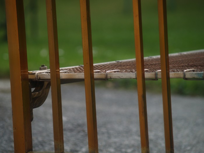Messingbett Jugendstil Rosen