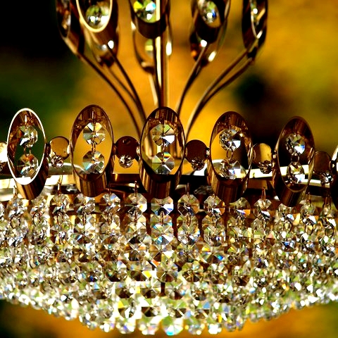 Bleikristall Luster Vintage