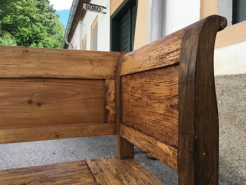 Truhensitzbank Weichholz