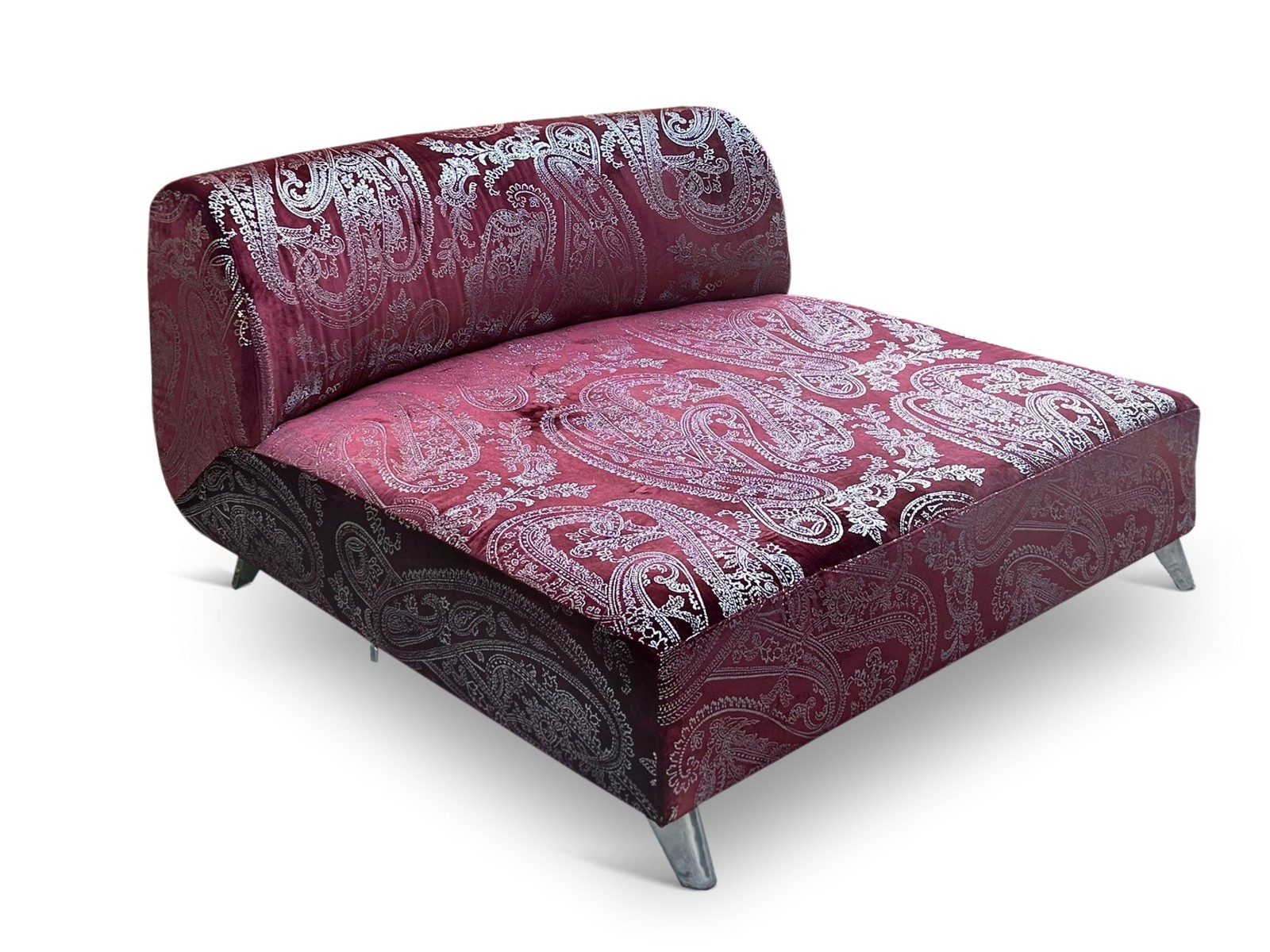 Bretz Sofa Designersofa Möbel Designklassiker silber rot rose Vintage Chill Loveseat
