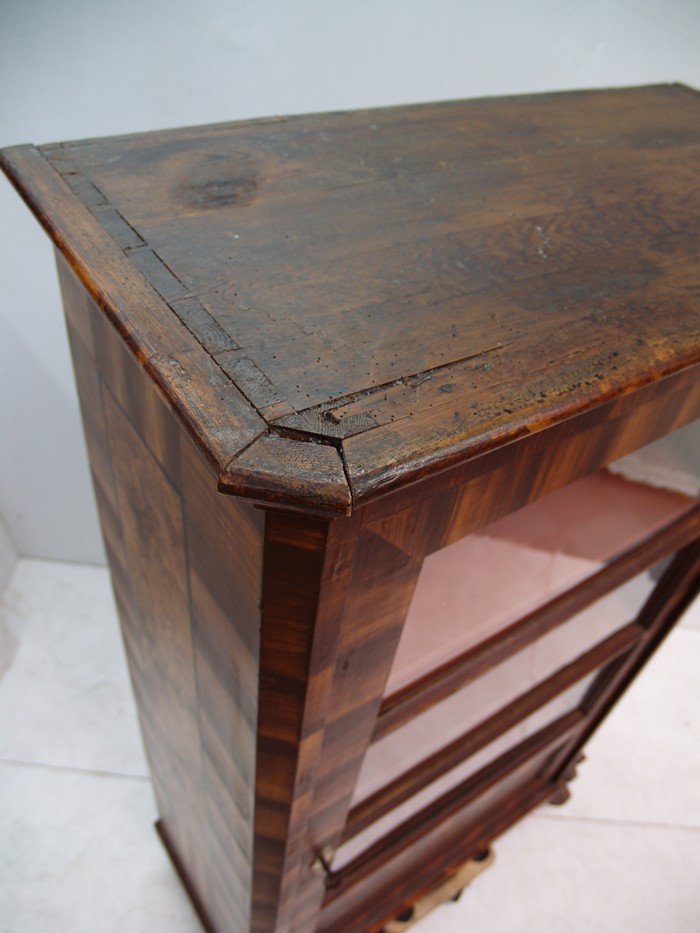 Vitrinenschrank bemalt