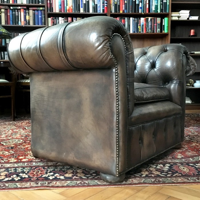 Chesterfield Sessel Leder
