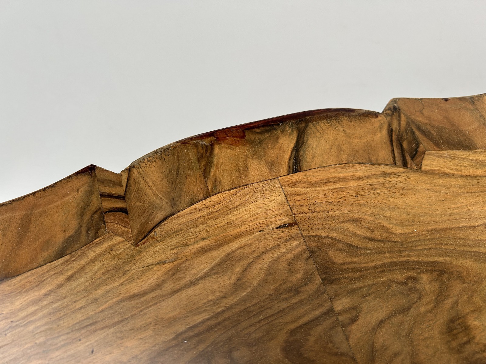 Tisch antik Biedermeier Nussholz Antiquität um 1800