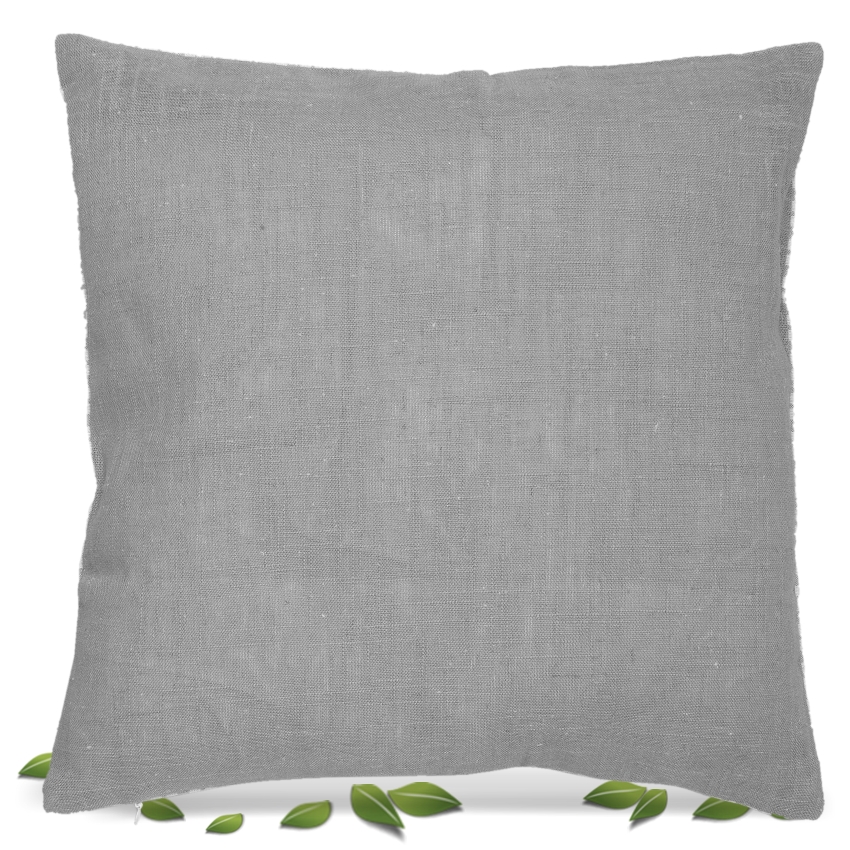 Wendekissen Clayre & Eef Stuhlkissenhülle Leinen Kissen Landhausstil "Blumenkorb"