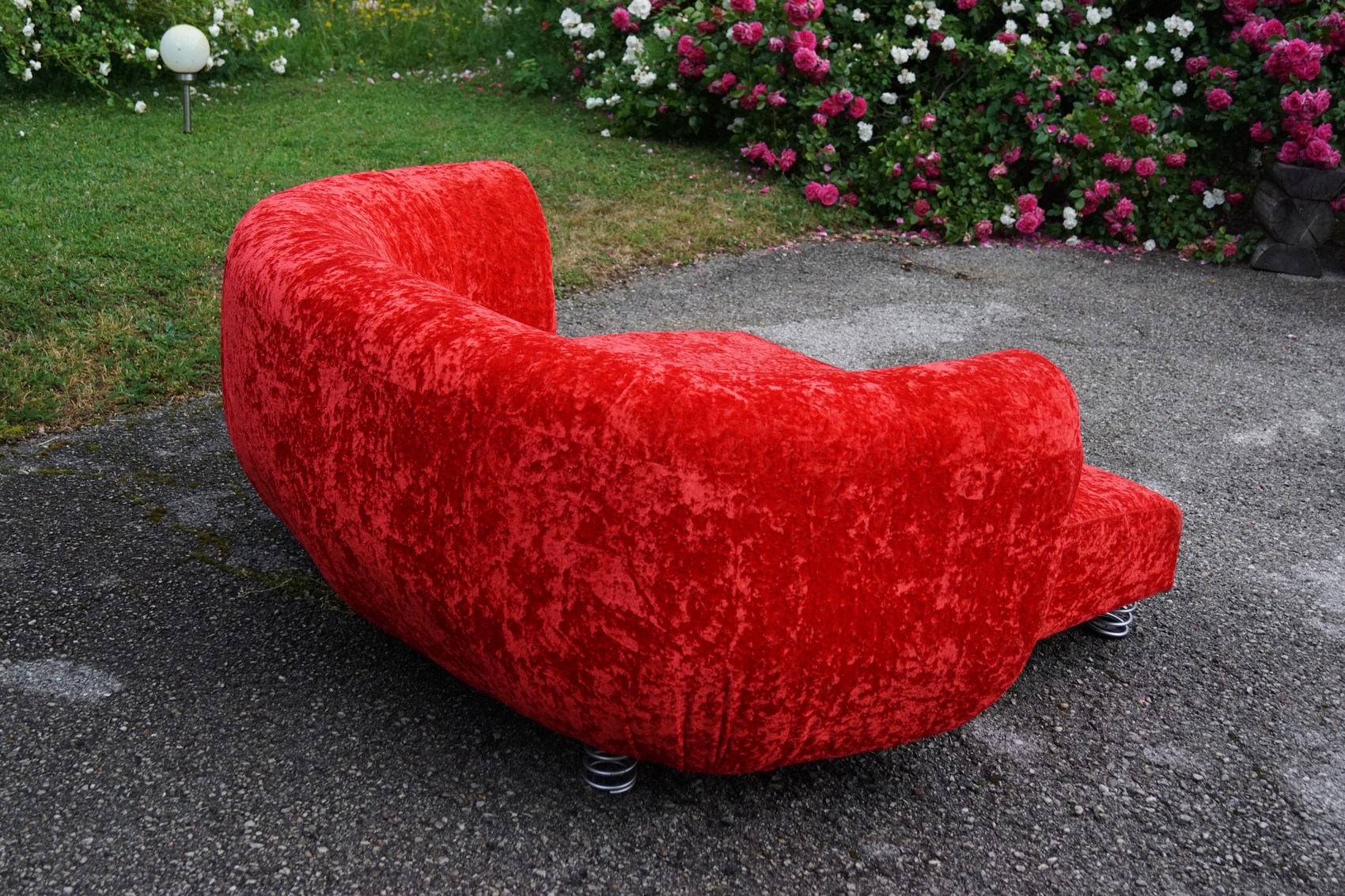 BRETZ Sofa Chill Longchair rot Loveseat
