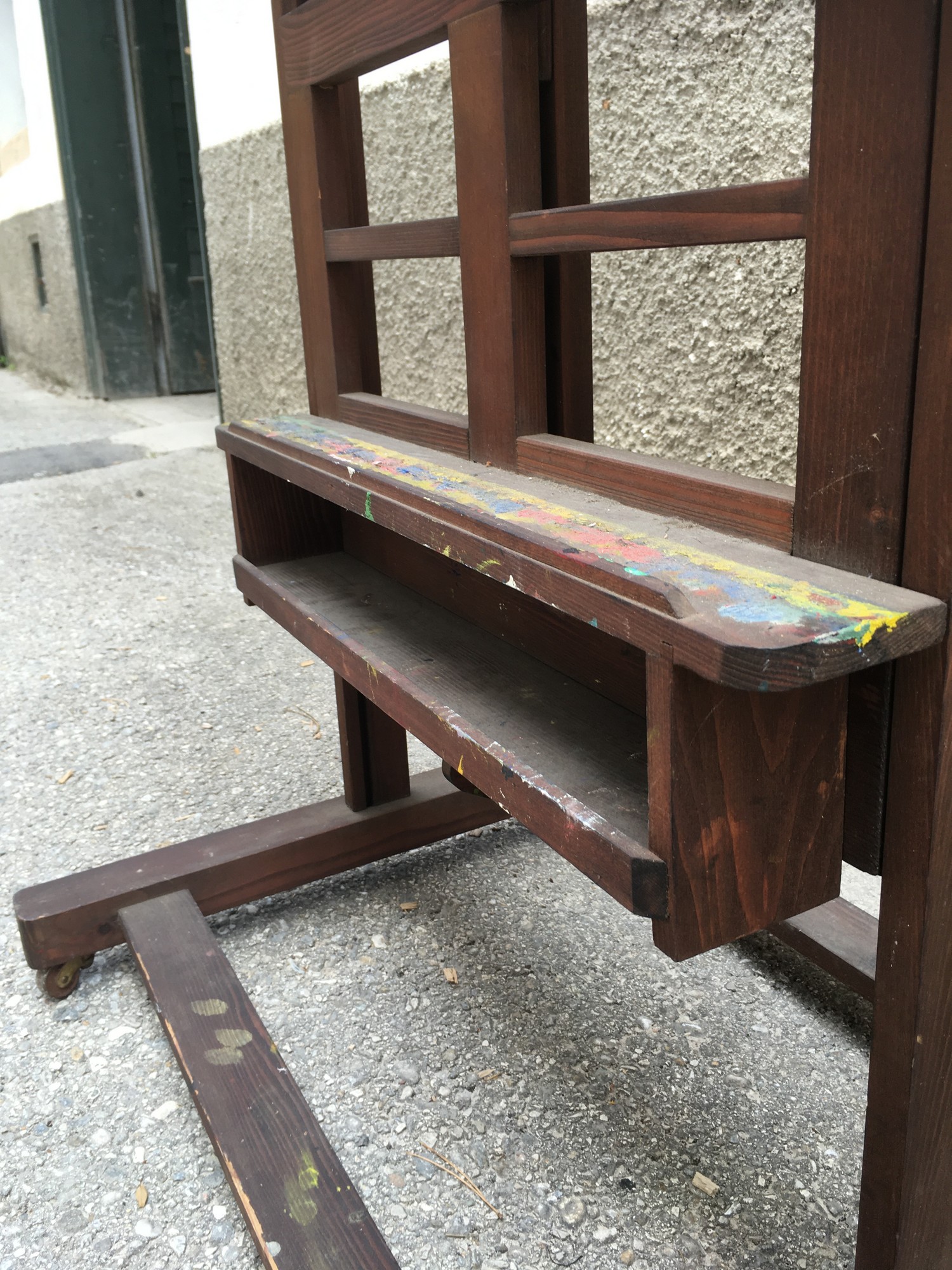 Staffelei alt hoehenverstellbar