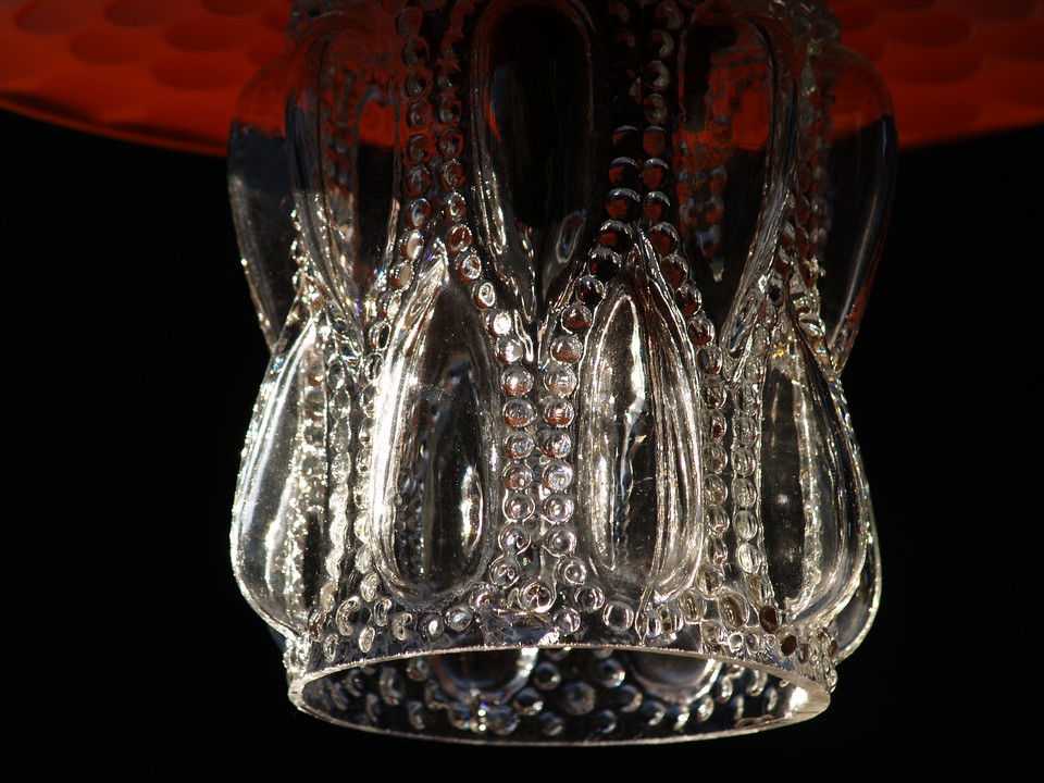 KüchenLampe 70er tangerine