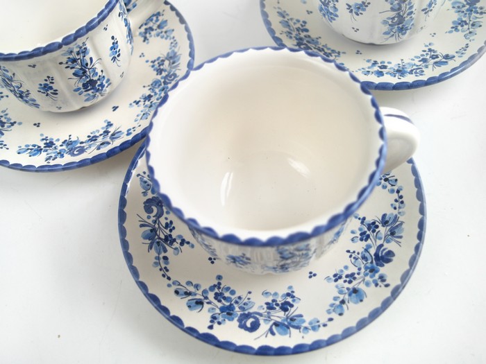 Gmundner Unterteller blau