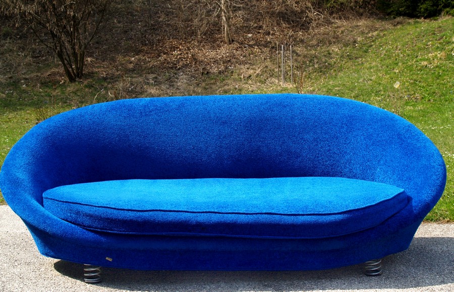 Bretz Pool Sofa blau