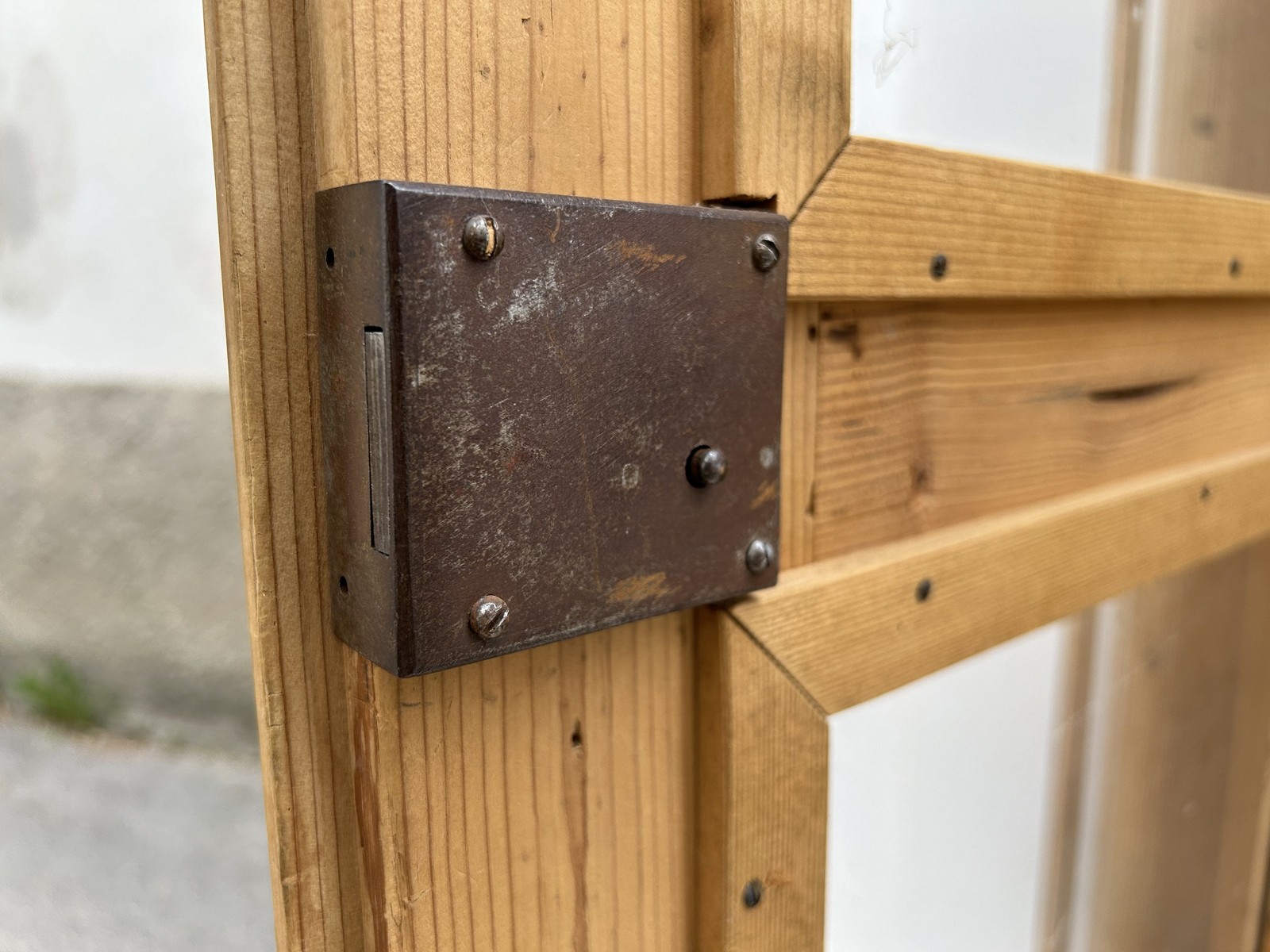 Bauernschrank Antiker Geschirrschrank Landhaus Vitrine