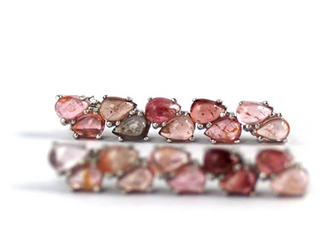 Tourmalin Ohrstecker 925 Silber