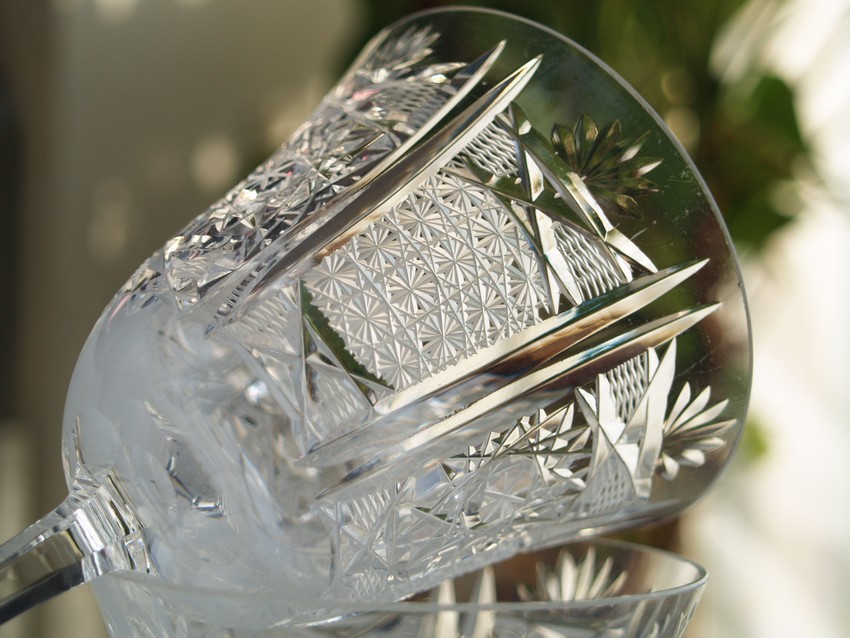 Weingläser Bleikristall Vintage
