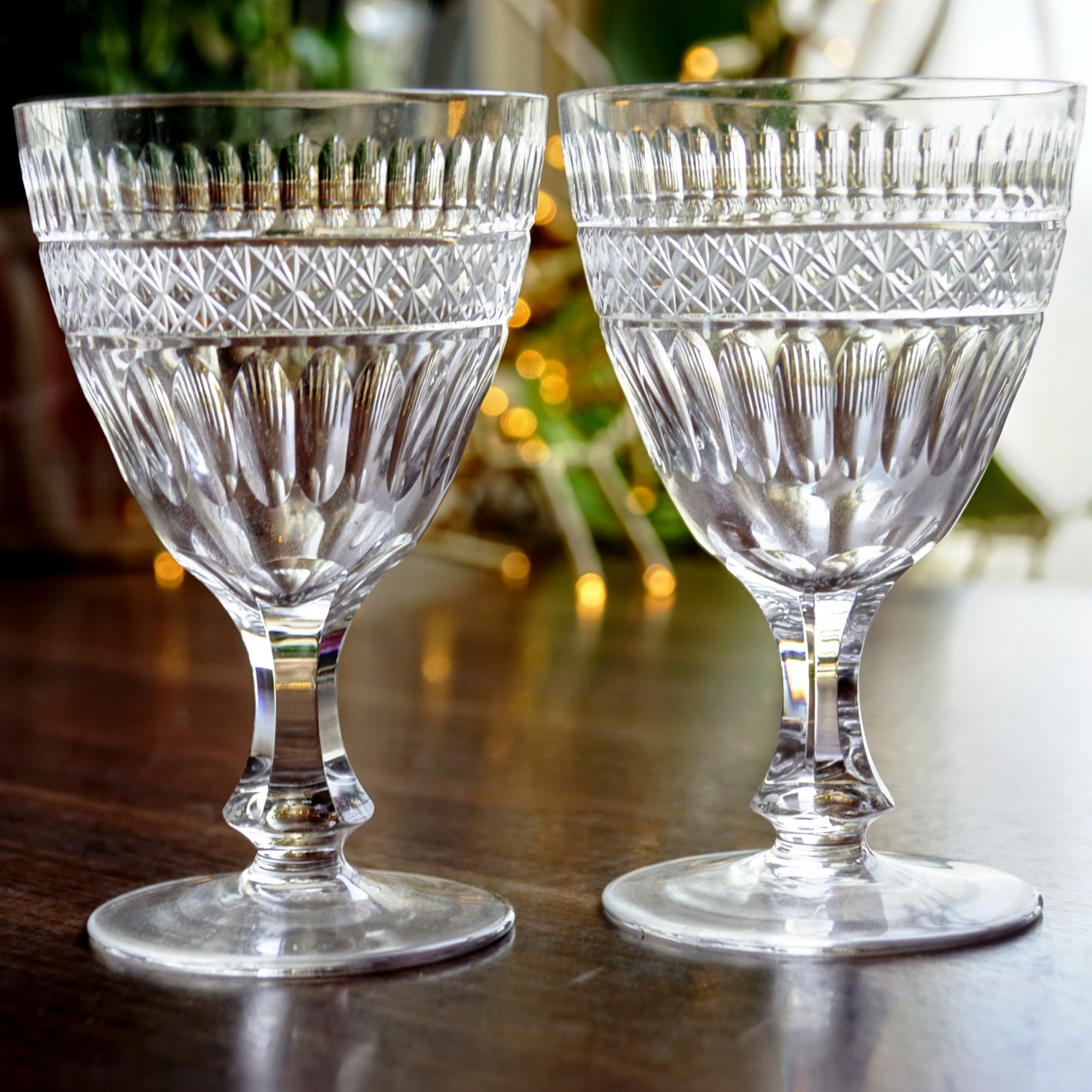 Bleikristall Weingläser Vintage wie neu