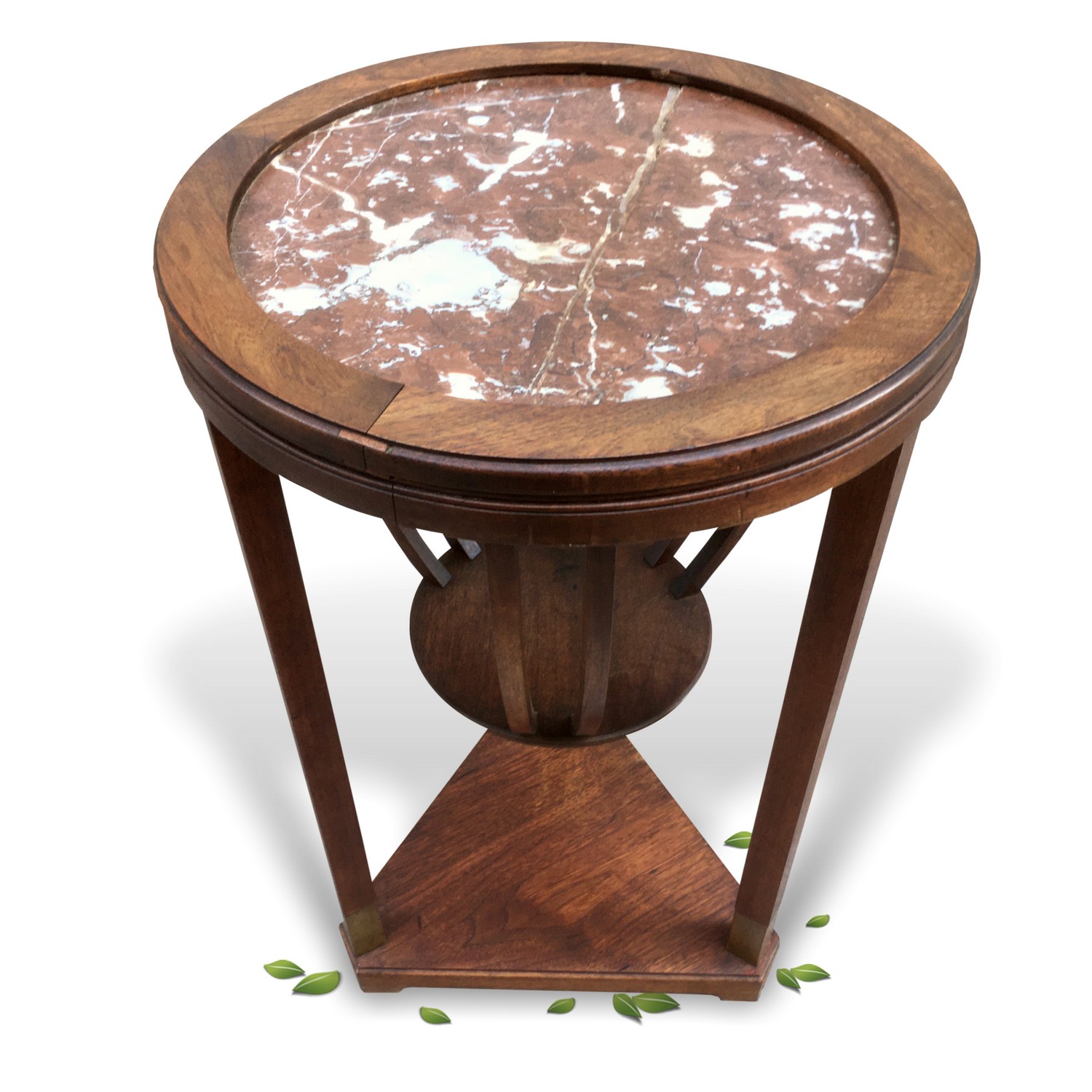 Jugendstil Tisch Marmorplatte Original