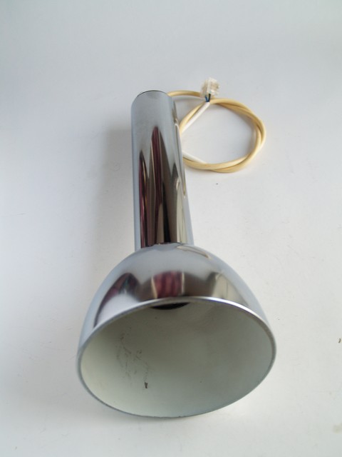 Retro 70er-Jahre Lampe Chrom