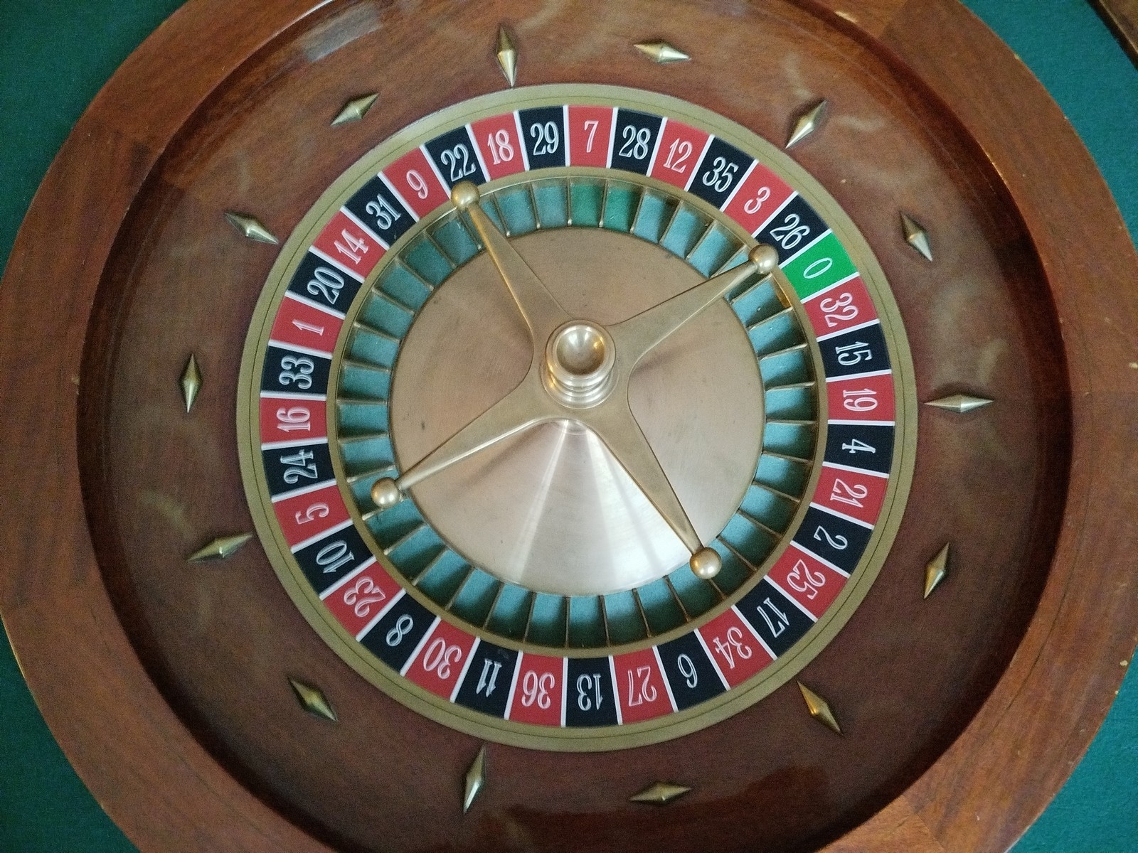 Spieltisch antik Casino Roulette Kessel Caro Paris