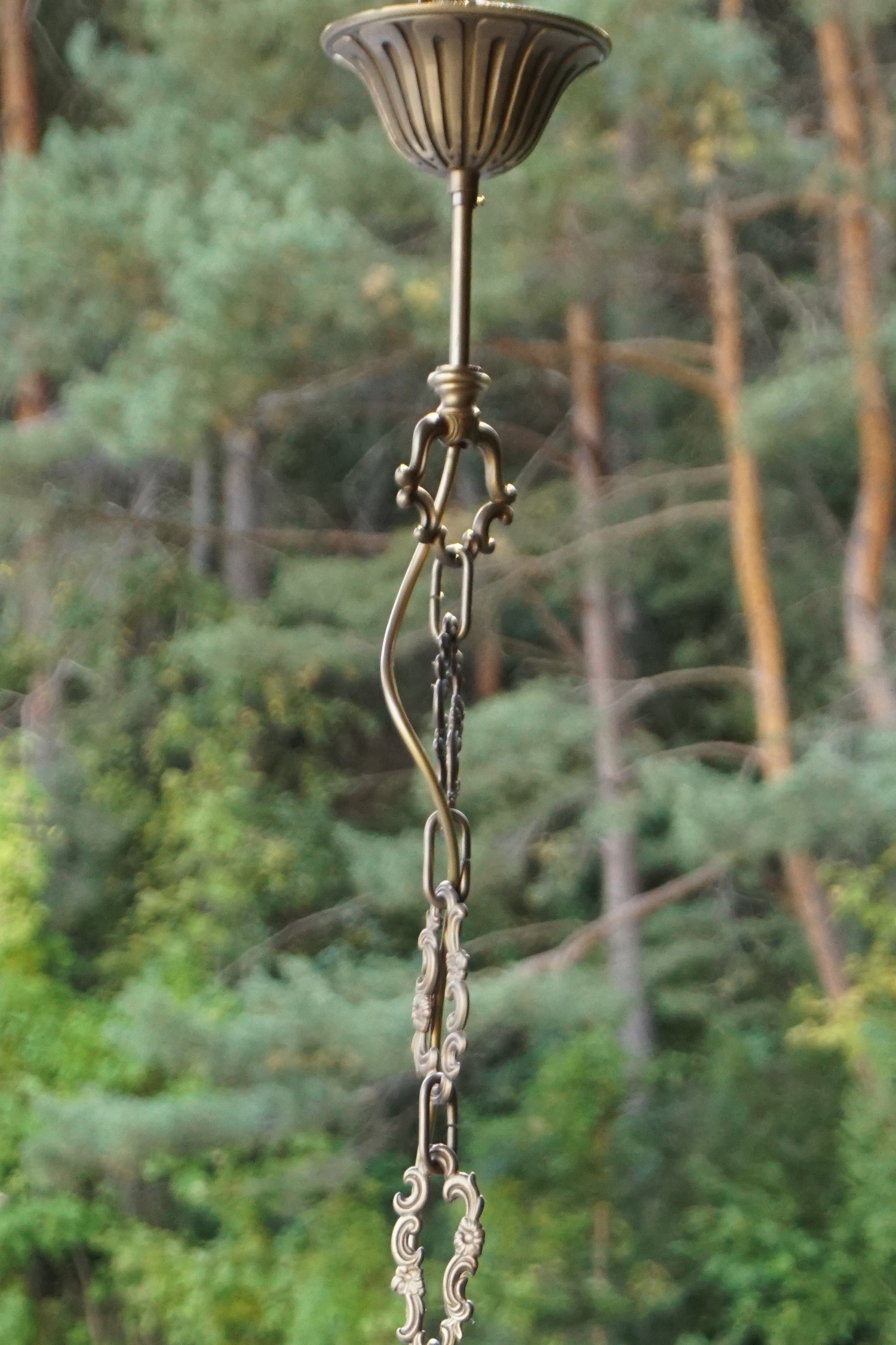 Großer Kronleuchter Barockstil 10-flmg Ausstellungsstück Orion Vienna Antiquestyle Ceiling handmade artisan Design messing bronze guss