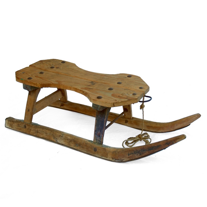 Antik Couchtisch Vollholz Eisen Landhaus