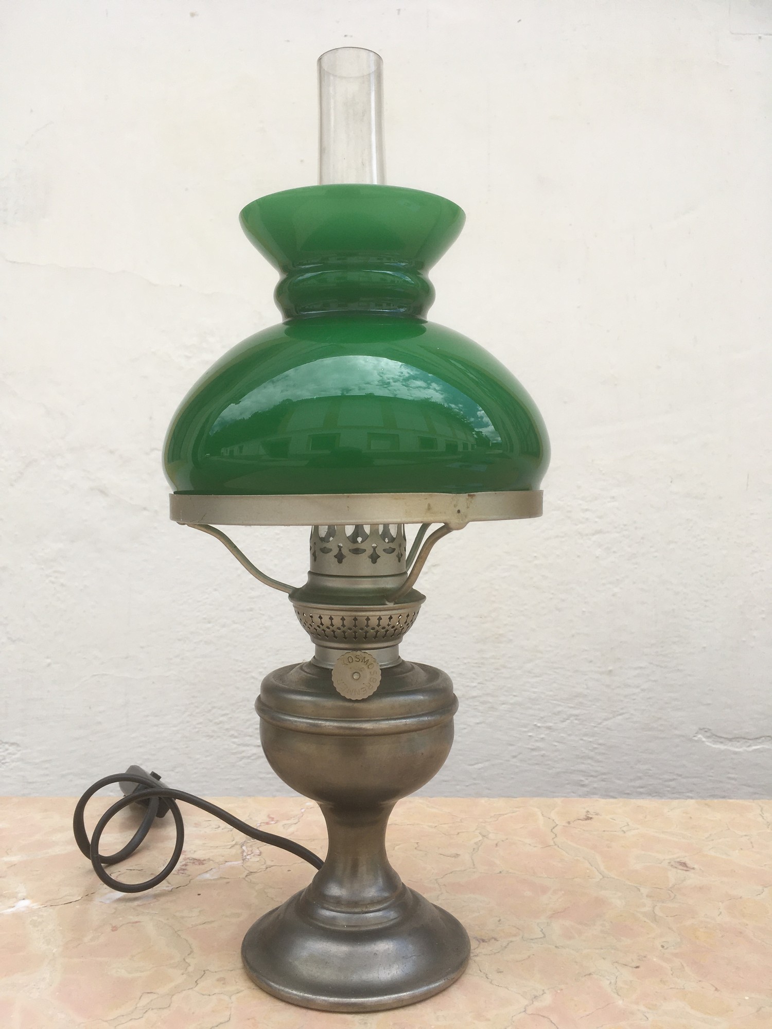 Tischlampe Petroleumstil