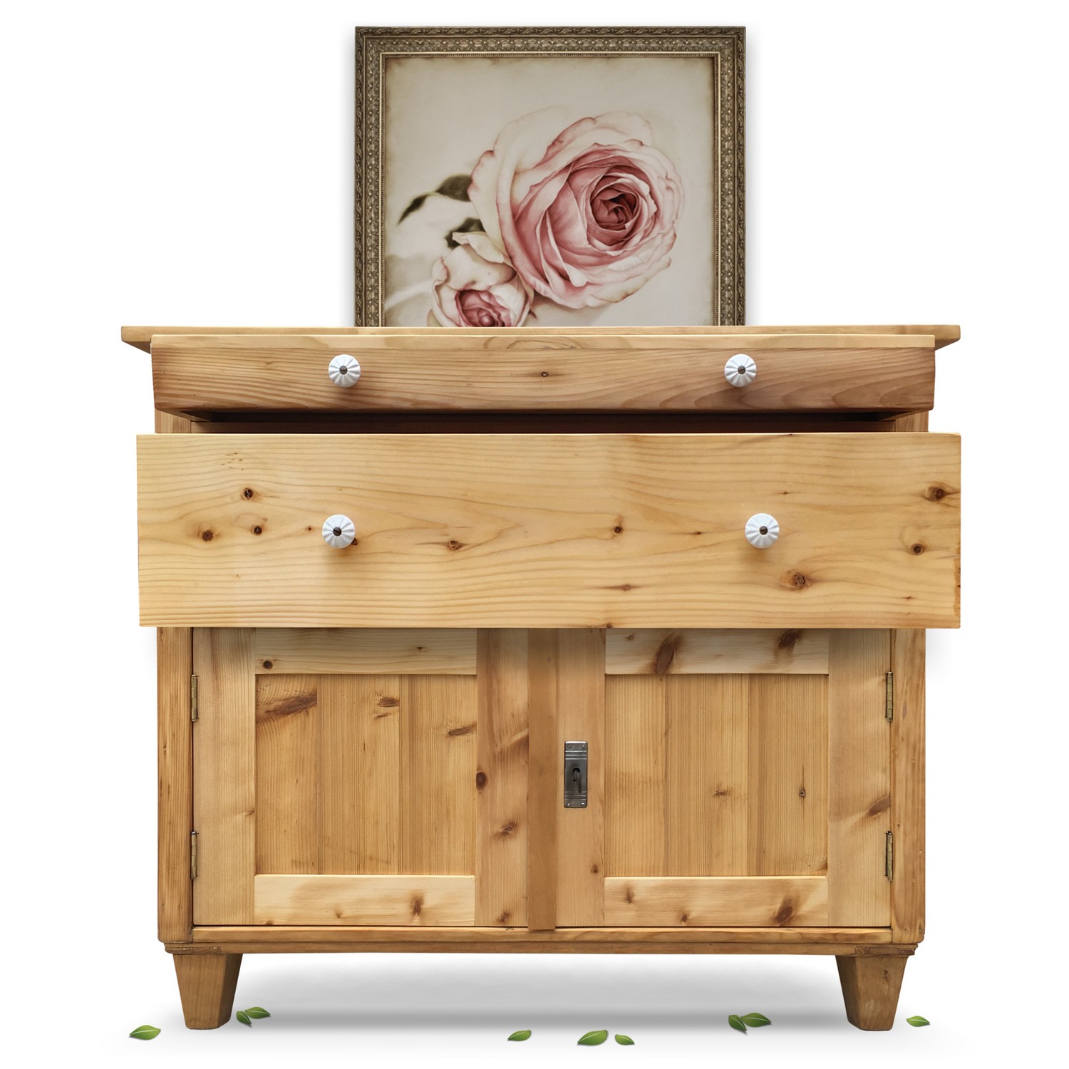 Kommode antik restauriert Ladenkommode Anrichte massiv Weichholz Landhausstil