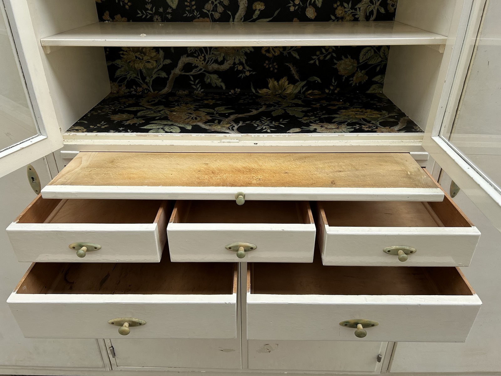 Küchenschrank antik MidCentury Vintage Möbel creme Omas Schüttenregal Küchenschrank antik MidCentury Vintage Möbel creme Omas Schüttenregal