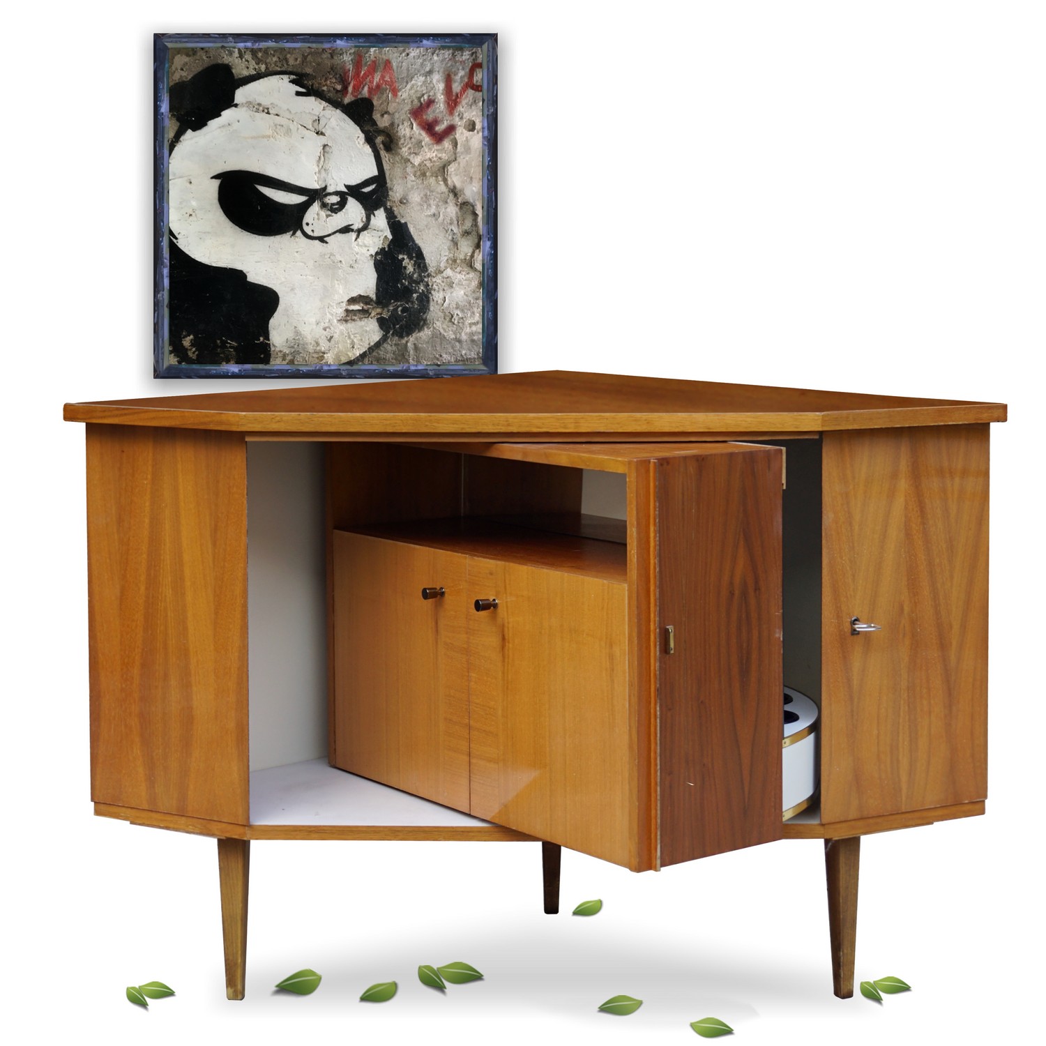 Barschrank Drehbar Eckkommode Kommode Bar Vintage Original Retro Barschrank Drehbar Eckkommode Kommode Bar Vintage Original Retro