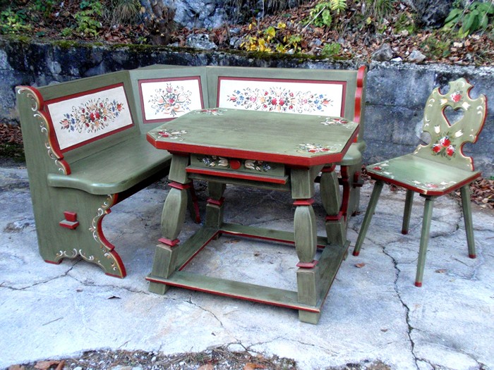 Bauernessecke bemalt