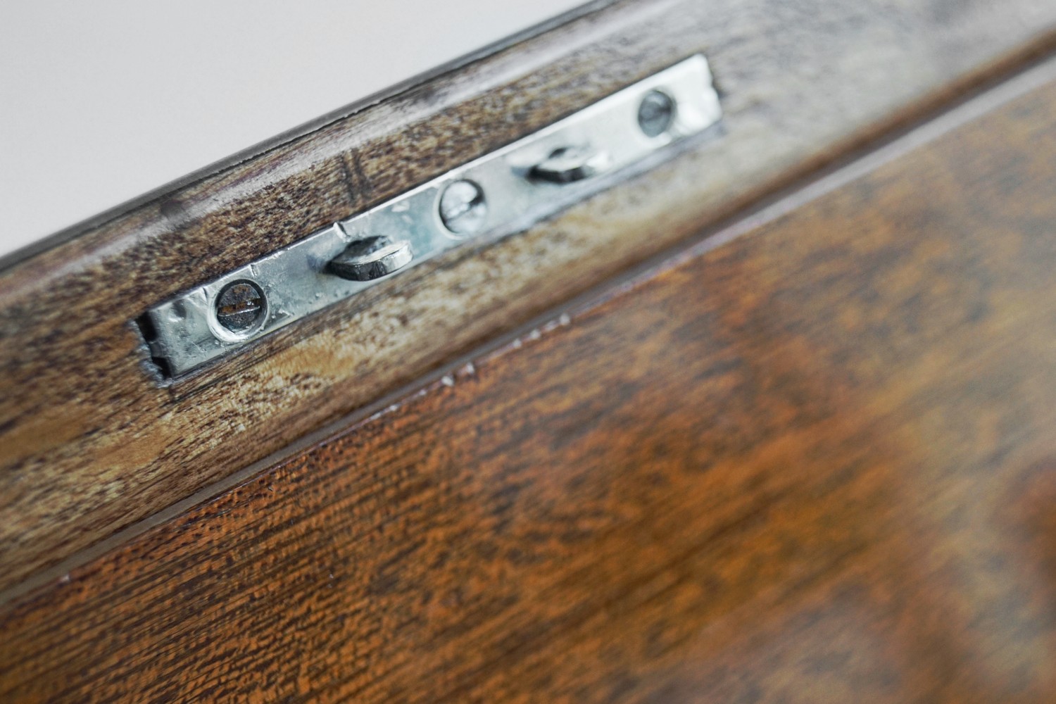 Schatulle Palisander antik Box Schmuckschatulle Geheimschloss Geheimfach