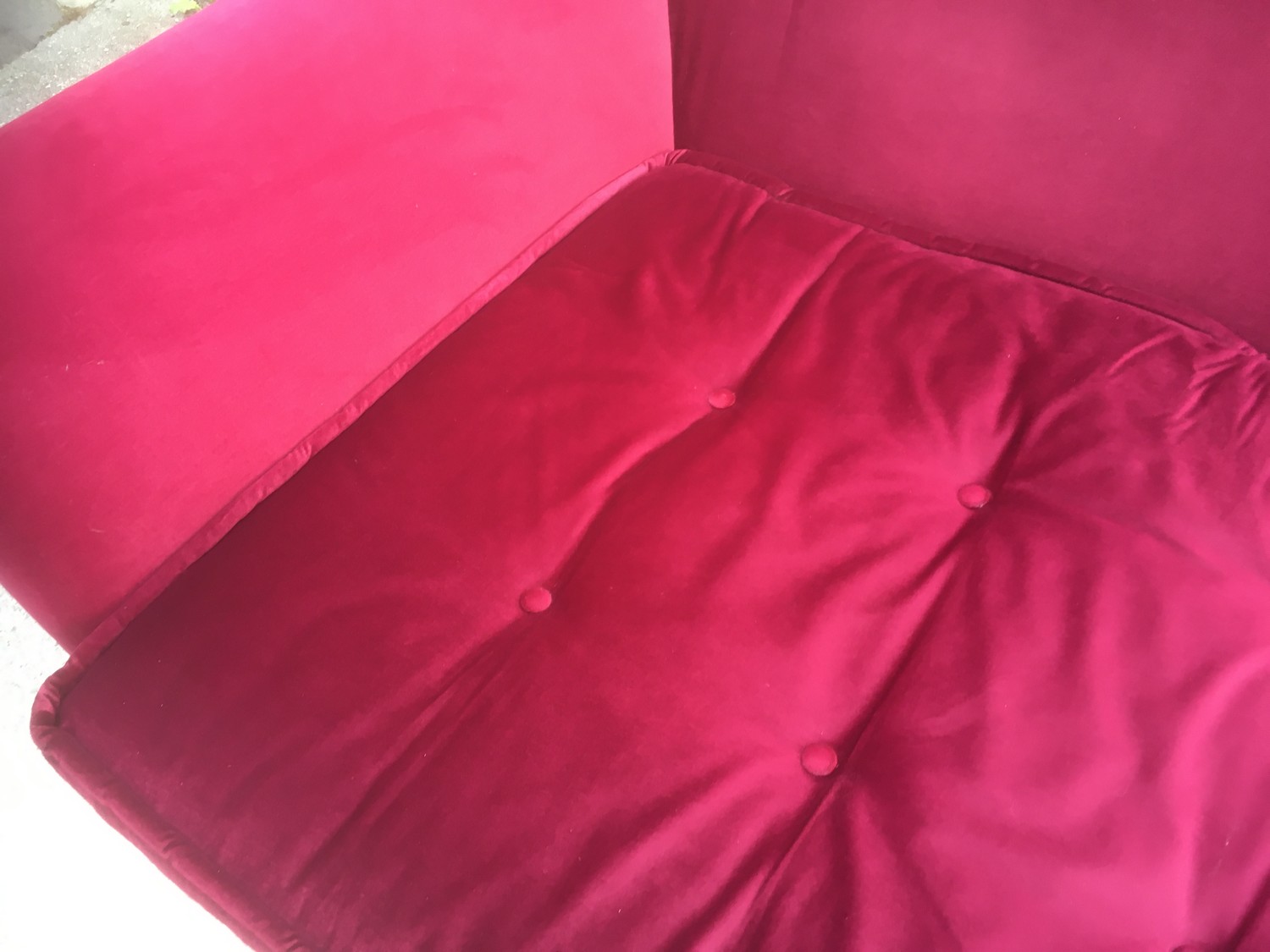 Sofa Bretz Monster dunkelrot Design gebraucht