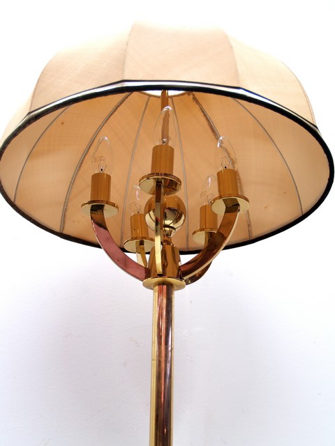 Stehlampe Messing