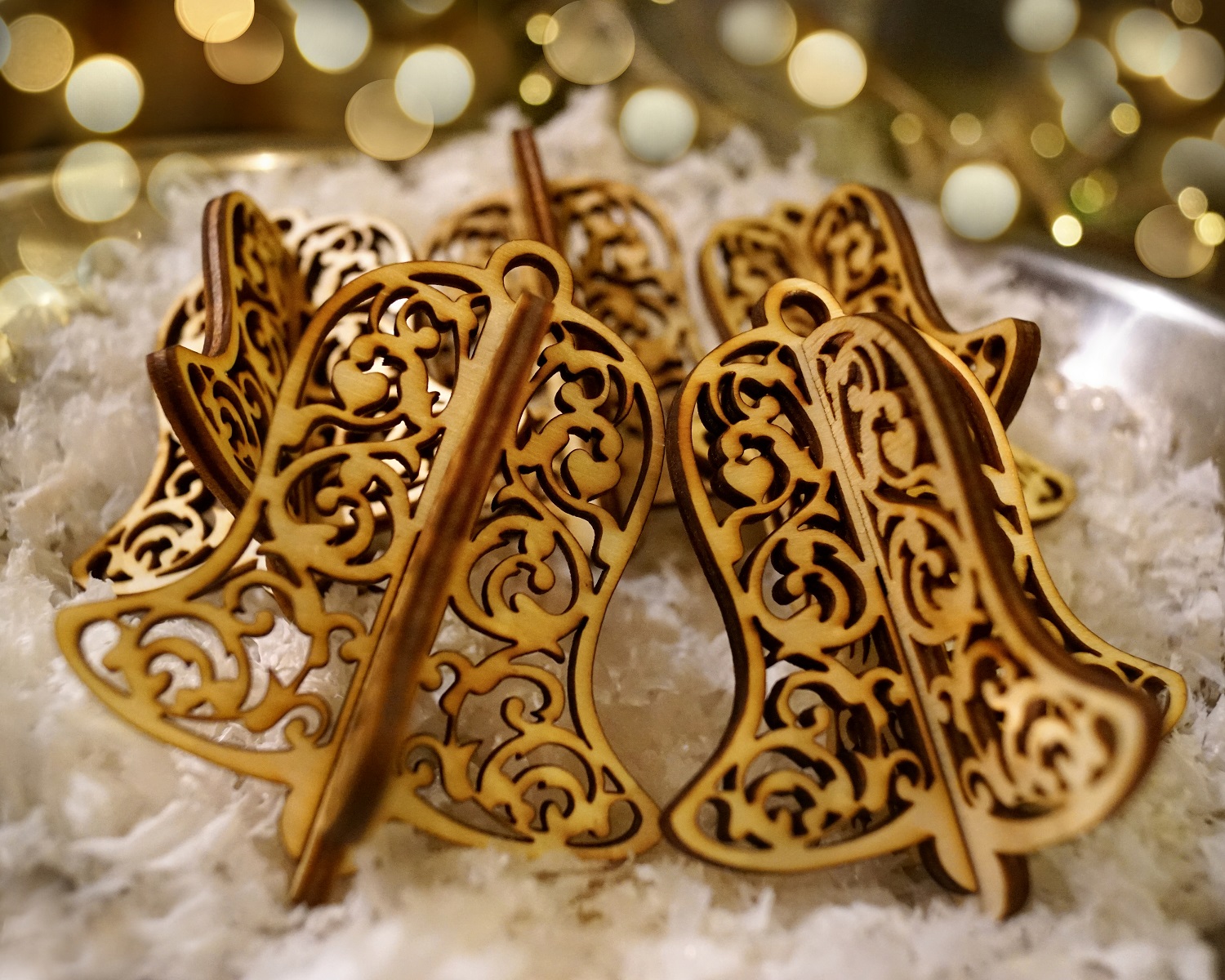 Weihnachtsbaumschmuck Holz Glocke Bauernchristbaum Sale