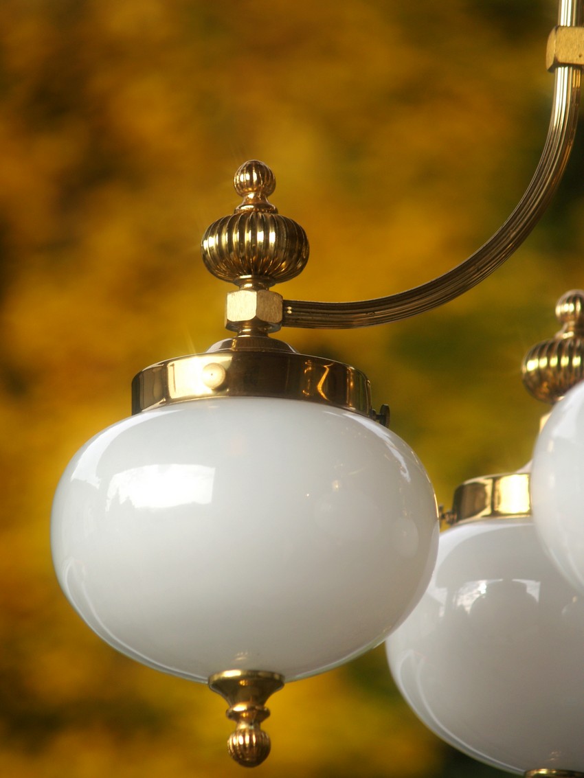 Orion Luster Messing Glas