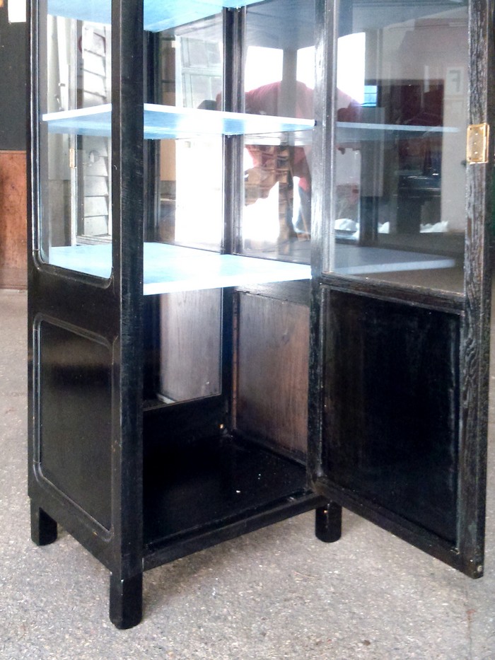 Vitrine Jugendstil noir