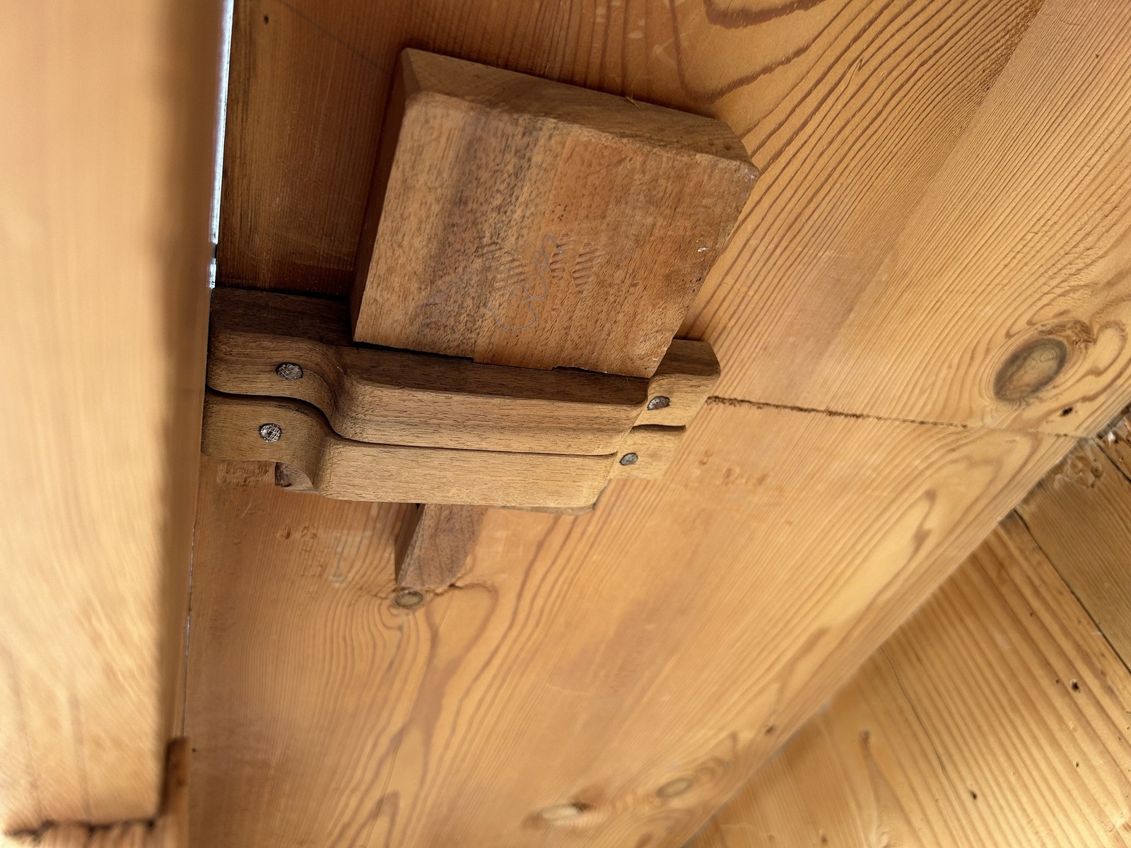 Bauernschrank Antiker Geschirrschrank Landhaus Vitrine
