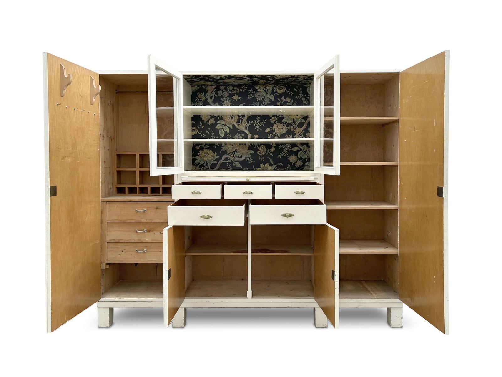Küchenschrank antik MidCentury Vintage Möbel creme Omas Schüttenregal Küchenschrank antik MidCentury Vintage Möbel creme Omas Schüttenregal